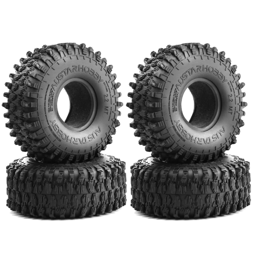 Axial RC Rock Crawler Reifen, 4-teiliges Set, Maßstab 1:10 - Bild 5