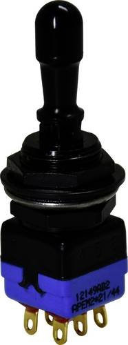 APEM 12000 Serie Kippschalter 12149AD2GK-3V in Schwarz - Bild 1