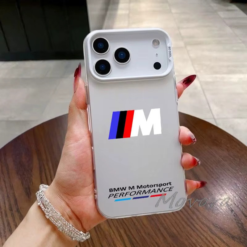 Transparente Handyhülle mit BMW M Logo für iPhone 11 bis iPhone 17 Pro Max - Bild 3