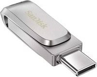 SanDisk Ultra Dual Drive Luxe USB-C und USB-A Flash-Laufwerk, Silber, 1 TB - Bild 1