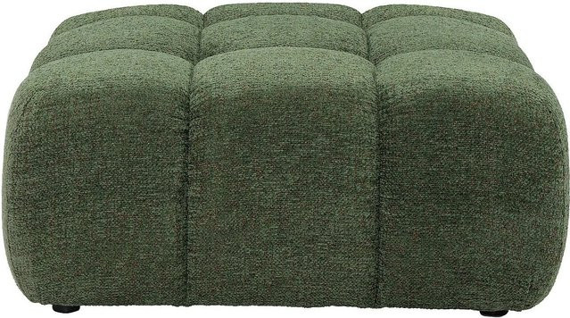 Vente-unique Sitzhocker Facivil in Grün meliert, Stoff, B/T/H: 94 x 43 x 43 cm - Bild 1