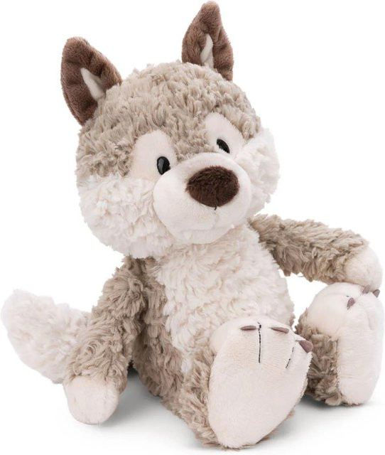 Cartoon-Wolf-Puppe, Plüschtier, 50cm, Grau - Bild 1