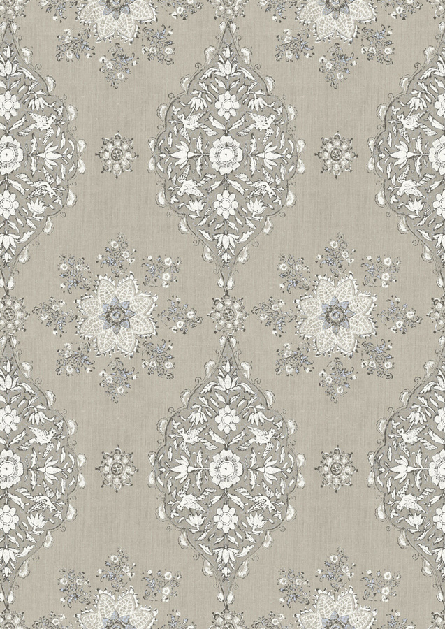 Lewis & Wood Tapete Pashmina Derby in Beige mit floralem und orientalischem Design - Bild 1