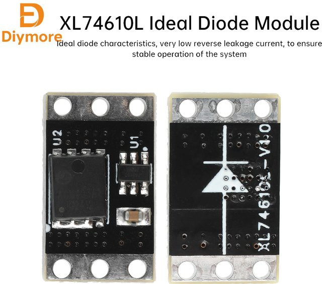 diymore XL74610L Diodenmodul Idealer Diodengleichrichter Ersatz für Adopt LM74610 Schwarz 1,5V-36V 0MA 15A/30A max - Bild 1