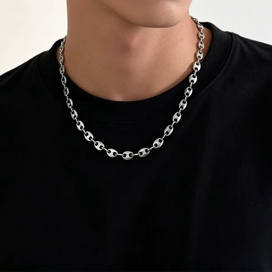 LUXUKISSKIDS Halskette Edelstahl, Silber, Unisex - Bild 2