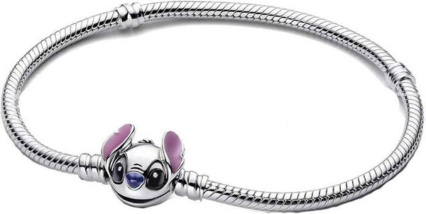 DR-Jewelry Armband 925 Silber, Krone Herz Schlangenknochen, Damen, 20cm