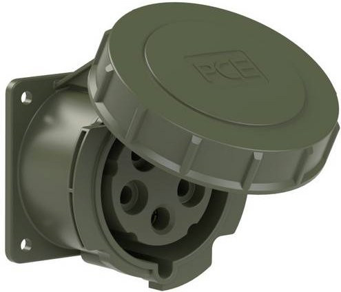 PC Electric Power Twist 3252-6.u CEE Anbaudose 32A 5polig IP67 in Bronze und Grün - Bild 1