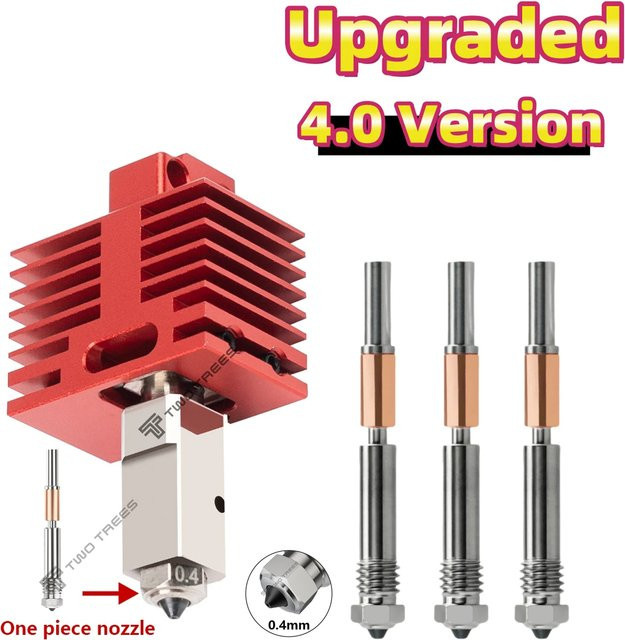 Bambu Lab Upgrade Hotend Druckkopf für P1P X1C P1S X1 X1E TZ4.0 3D-Drucker - Bild 1