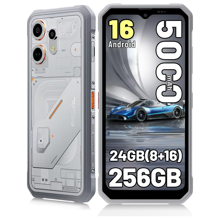 Robustes Smartphone Blackview OSCAL MARINE 3 in Schwarz mit 256 GB Speicher, 6.56 Zoll HD 90 Hz Display und 5000 mAh Akku, Android 16 - Bild 5