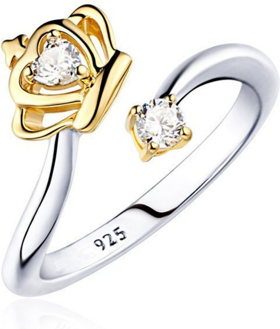 SAY Moissanit-Ring, 925 Silber, Damen, Verlobungsring - Bild 1
