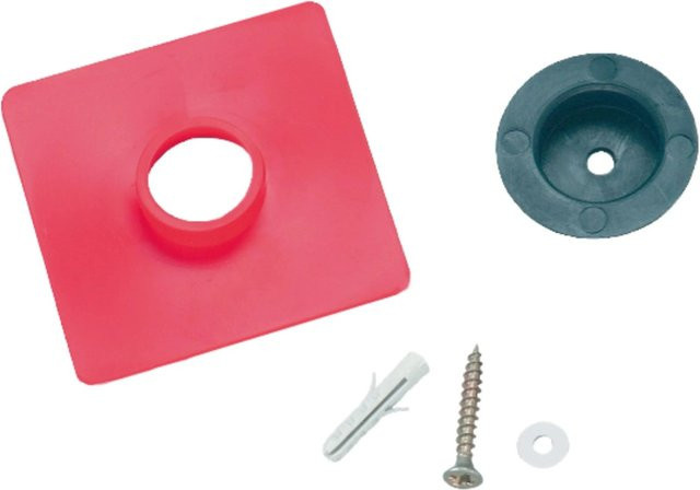 Jokey Kristall-Form Clip-On Zubehör in Rot-Schwarz-Silber B/T/H: 10 x 10 x 1 cm - Bild 1