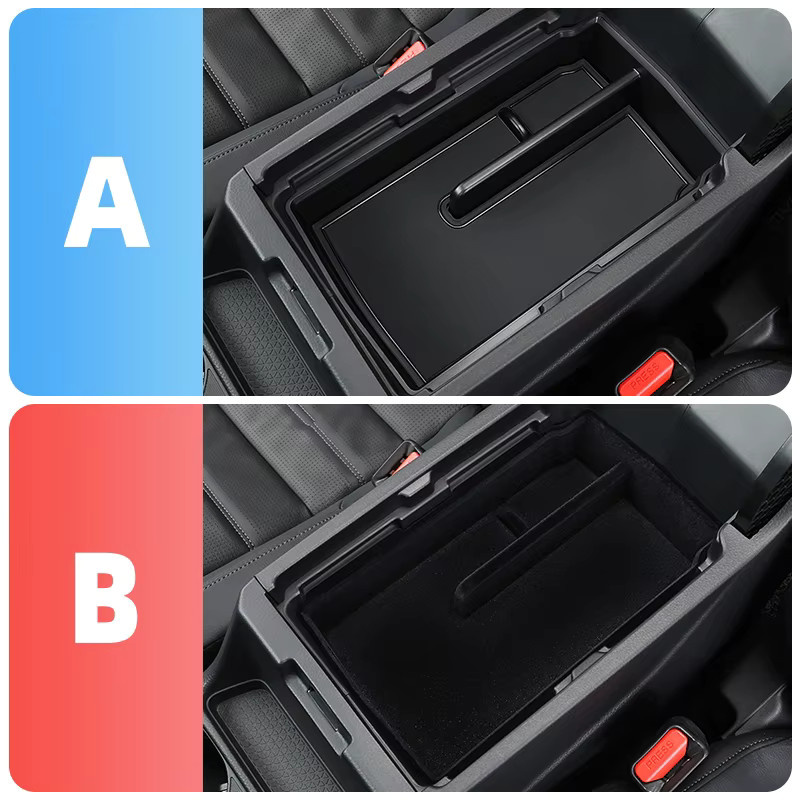YaLumei Armlehnen-Organizer für Honda CR-V 6. Generation 2023-2025 mit Telefonhalterung und Ablagebox, Schwarz - Bild 5