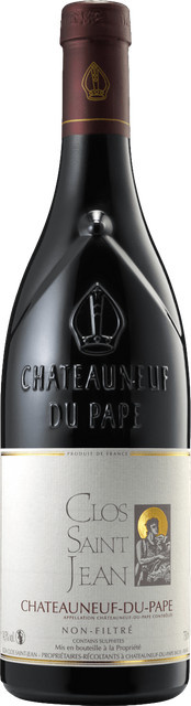 Clos Saint-Jean Rotwein Chateauneuf du Pape 2022, Grenache, Frankreich, 0,75 l - Bild 1