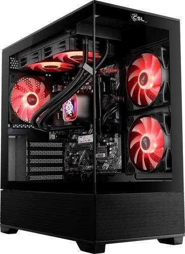 CSL Computer Gaming PC M13420H in Schwarz mit Intel Core Ultra 7 265KF, 32GB RAM, 1000GB SSD und Nvidia GeForce RTX 5060 Ti 8GB GDDR7 unter Windows - Bild 1