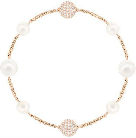 Swarovski Armband, Roségold, Kristall, Perle, Damen - Bild 1