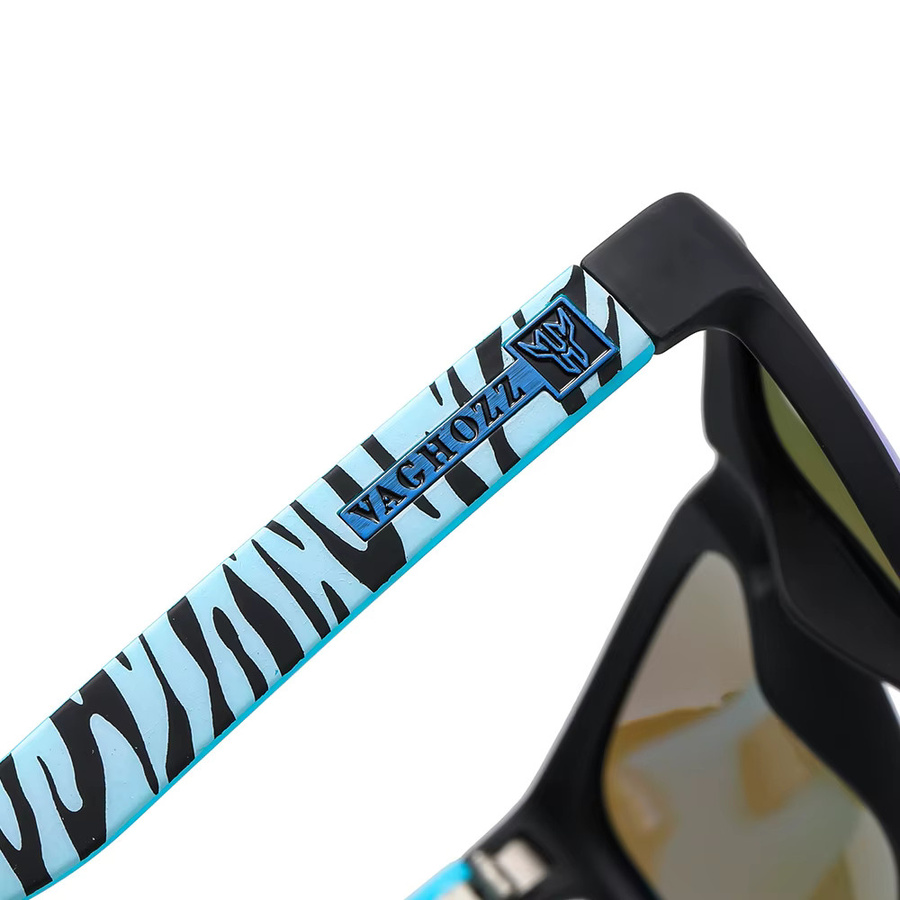 Vaghozz Sonnenbrille, quadratisch, Vollrand, Kunststoff, Unisex, polarisiert - Bild 1