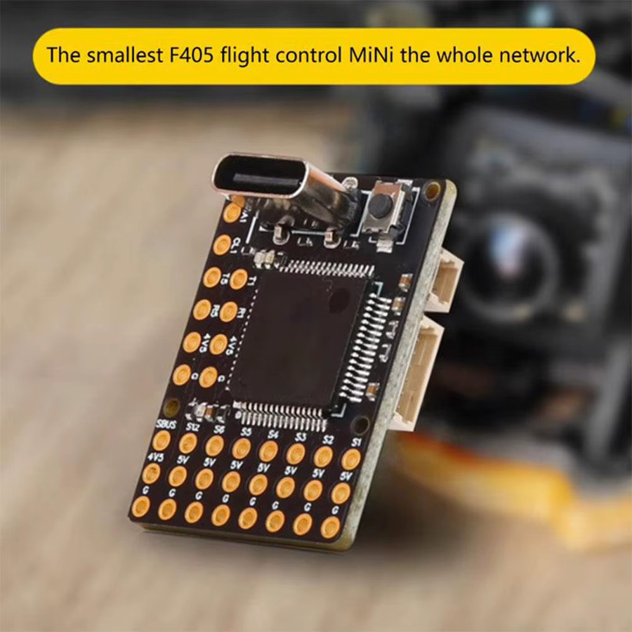 FlyingRC F4 Wing Mini Ultra Mini Fixed Wing Flight Controller mit USB-C Anschluss in Schwarz - Bild 5