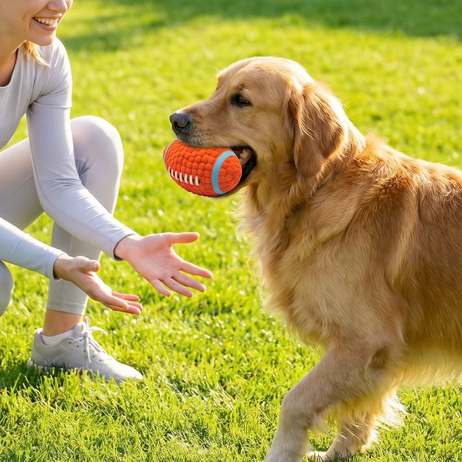 Holapet Quietschende Hundespielbälle, 3er-Set, Kauspielzeug - Bild 4