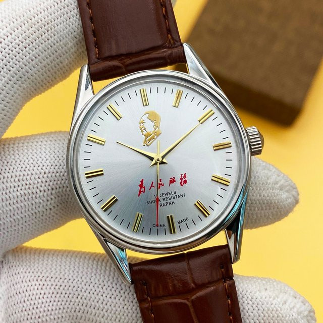 HEIMDALLR Armbanduhr, Handaufzug, Leder, 38 mm, Herren - Bild 1