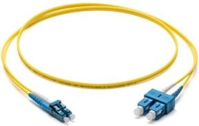 Corning LWL-Patchkabel LC/SC OS2 9/125 in Gelb, Länge: 3 m - Bild 1