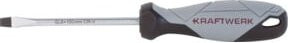 Kraftwerk BASIC LINE Schlitzschraubendreher grau, Breite: 6,0 mm, Länge: 100 mm - Bild 1
