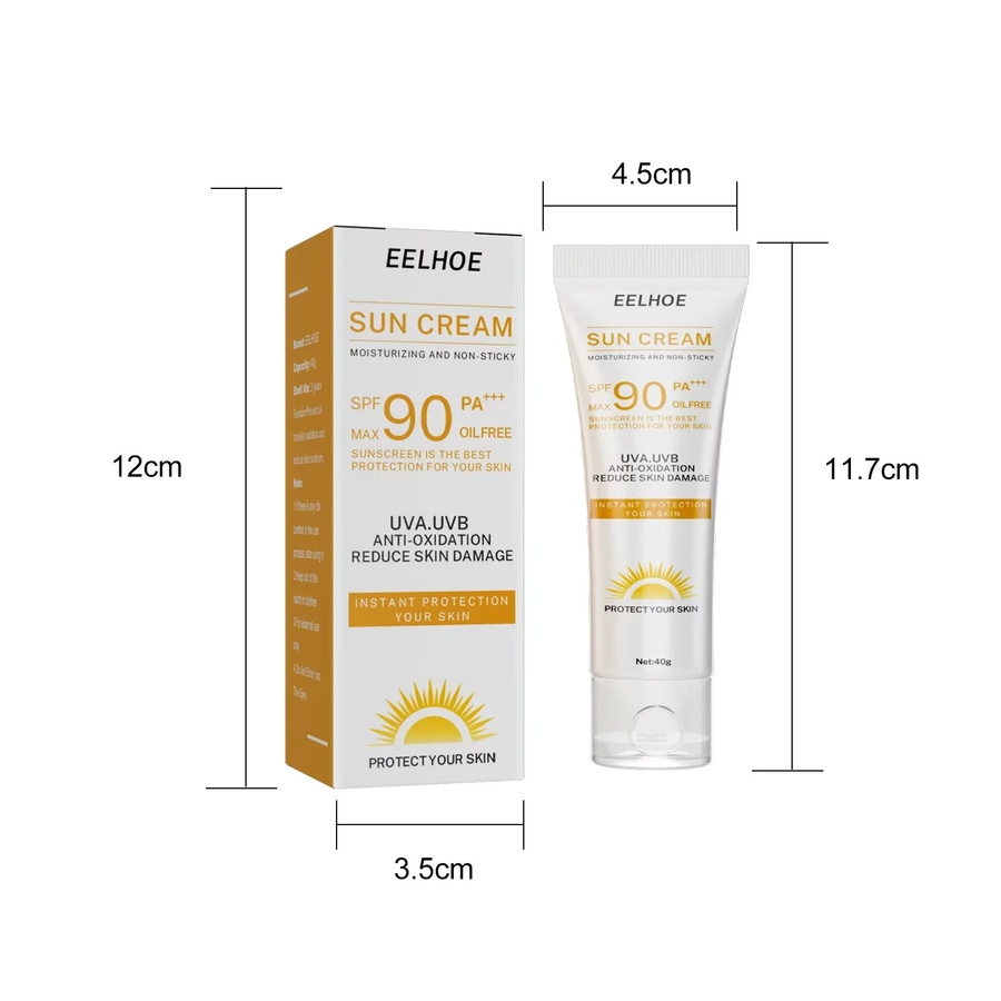 eelhoe Sonnencreme SPF 90, Gesicht und Körper, für fettige Haut - Bild 2