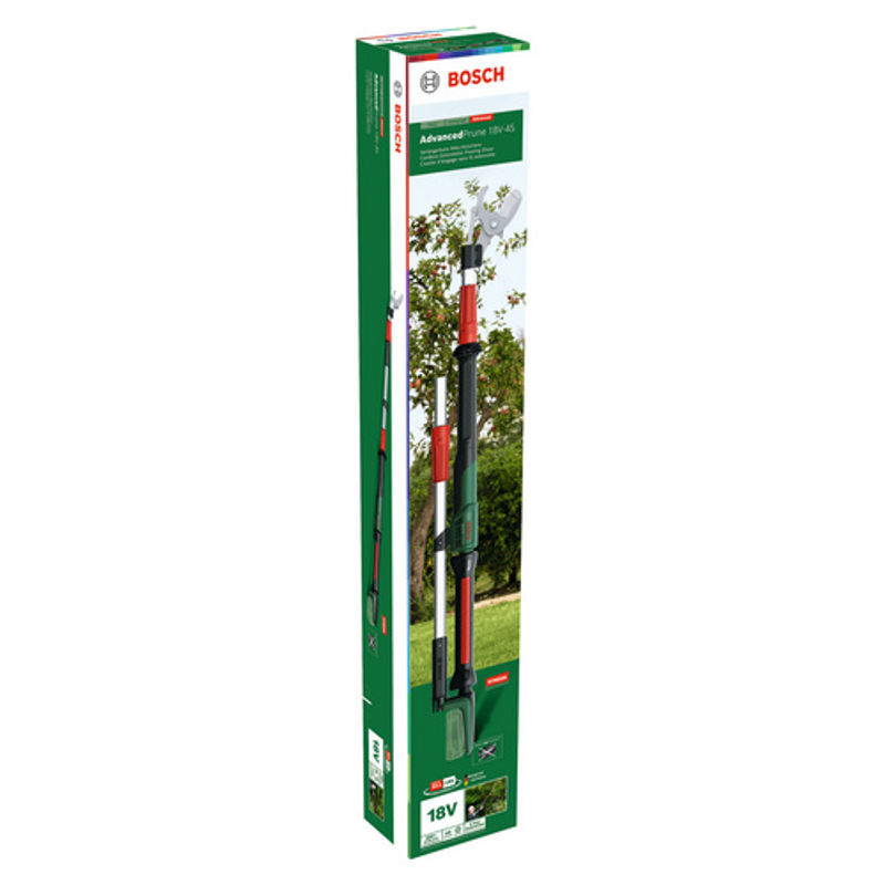 Bosch AdvancedPrune 18V-45 Solo Akku-Teleskop-Strauchschere mit 360 Grad drehbarem Schneidkopf und Verlängerung in Orange, Grün und Schwarz - Bild 3