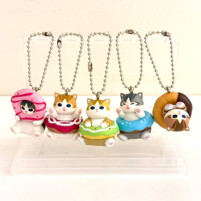 Bandai Kawaii Katze Charakter Kapsel Spielzeug, Einzelfigur, Bunt / Mehrfarbig, Kunststoff - Bild 1