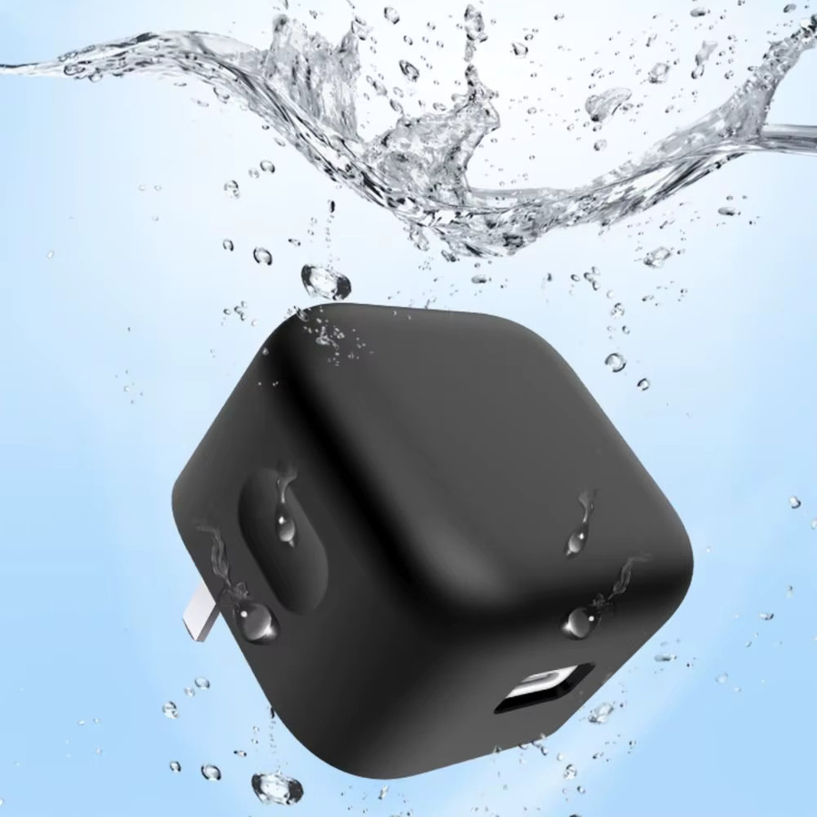 Apple USB-C Silikon Ladeadapter-Hülle Anti-Fall und rutschfest in Schwarz für 40 W Ladegeräte - Bild 5