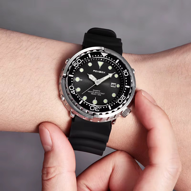 Lige Armbanduhr, Quarz, Herren, 50 atm wasserdicht - Bild 5