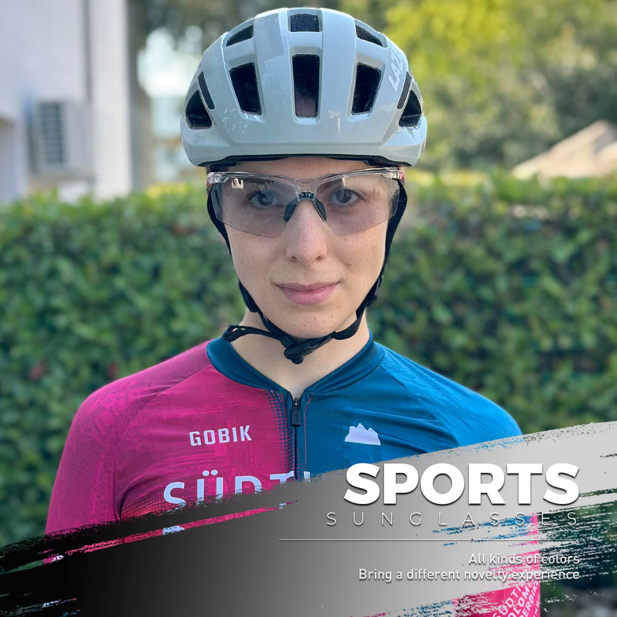 SCVCN Sportsonnenbrille, Unisex, Vollrand, Black, Kunststoff - Bild 3