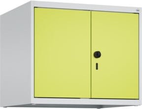 C+P Aufsatzschrank Classic PLUS mit 2 Abteilen, B/T/H: 50 x 60 x 50 cm, Lichtgrau/Clowngrün - Bild 1