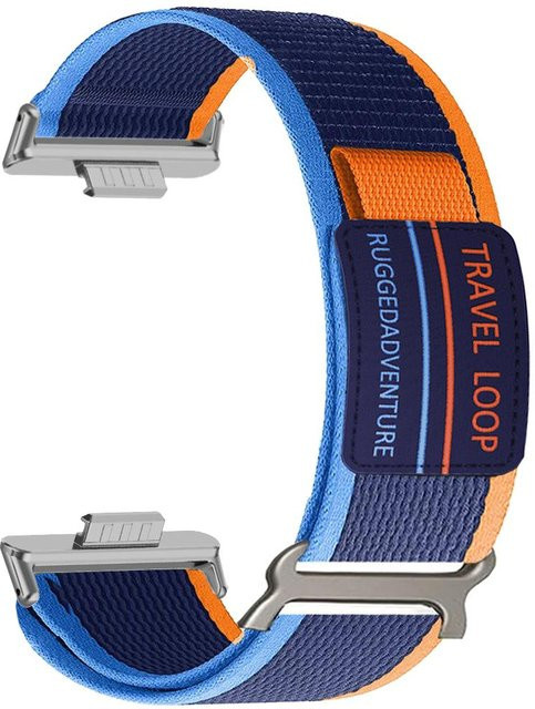 XIAOLU Uhrenarmband Nylon, navy blau, Herren Damen - Bild 1