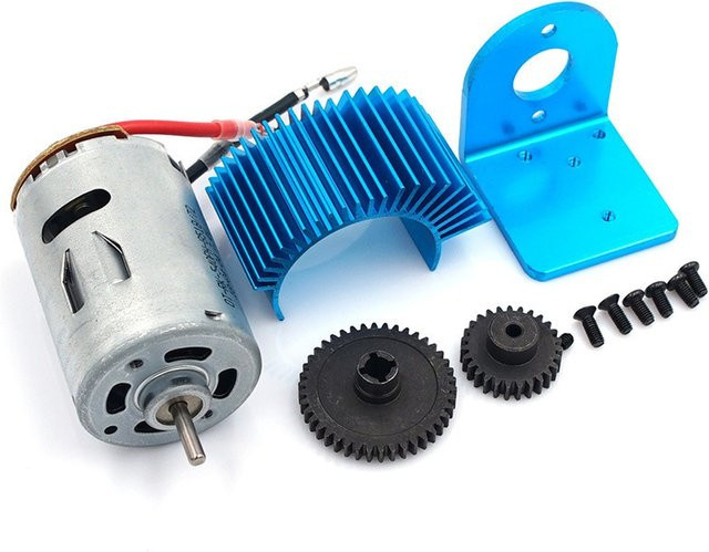 WLtoys RC Auto Motor Kühlkörper Getriebe Set mit Untersetzungsgetriebe - Bild 1