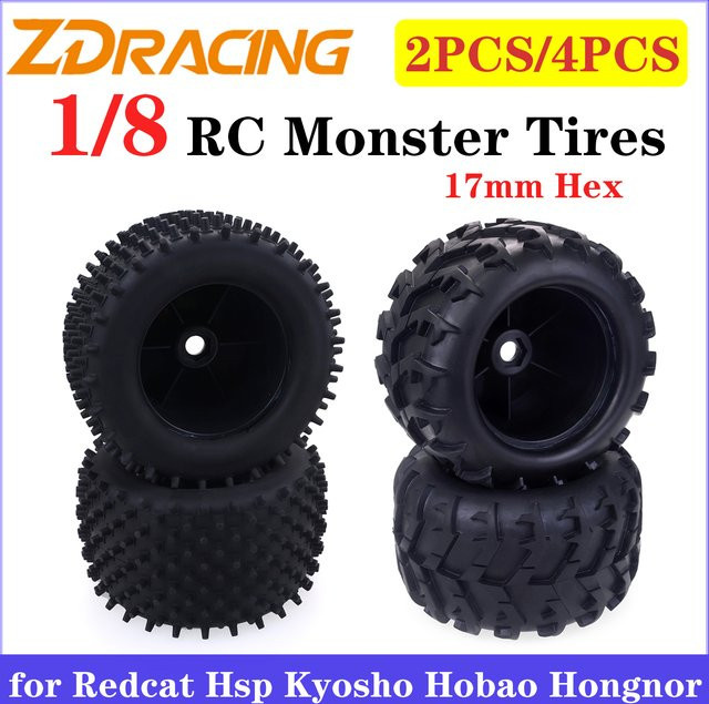 ZD Racing RC On-Road Monster Reifen, 1:8, 2/4er Set - Bild 1