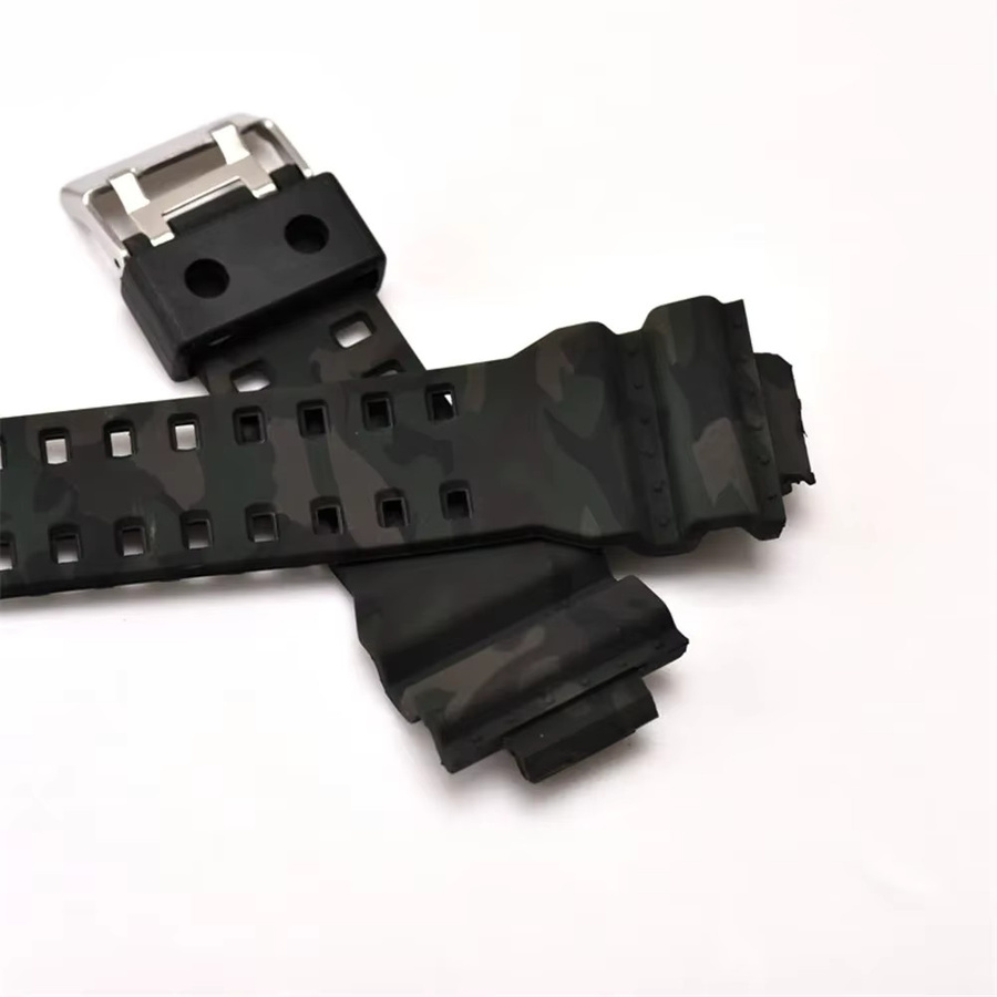 Casio Uhrenarmband, Kunststoff, Schwarz, Herren, 16mm - Bild 2