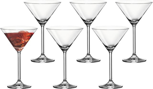 Leonardo Martinigläser Daily Cocktailglas Set, transparent, 6er Set, 130 ml pro Glas - Bild 1