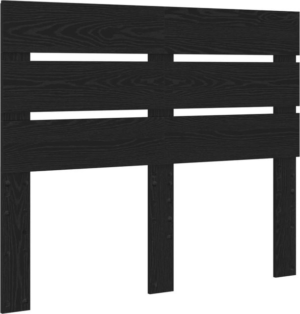 vidaXL Kopfteil in Schwarz und Eichen-Optik aus MDF mit einer Breite von 120 cm - Bild 1