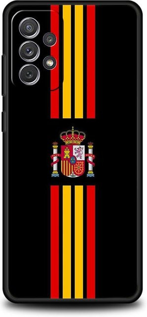 Handyhülle mit spanischer Flagge für Samsung Galaxy A-Serie in Schwarz und Multicolour - Bild 1
