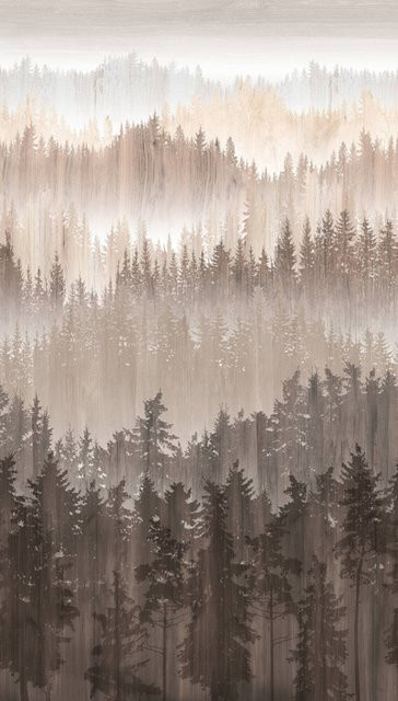Livingwalls Fototapete Naturmotiv Bäume in Braun Beige Creme B/H: 280 x 159 cm - Bild 1