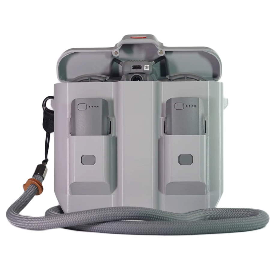 Schützende Aufbewahrungsbox für DJI Neo 2 in Grau, 3D-gedruckte Anti-Druck-Hartschale als Tragetasche für dein Drohnen-Zubehör - Bild 2