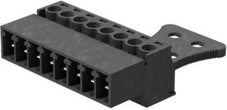 Weidmüller Stiftgehäuse-Kabel BC/SC Schwarz mit 10 Polzahl und 3.81 mm Rastermaß, 50 Stück - Bild 1