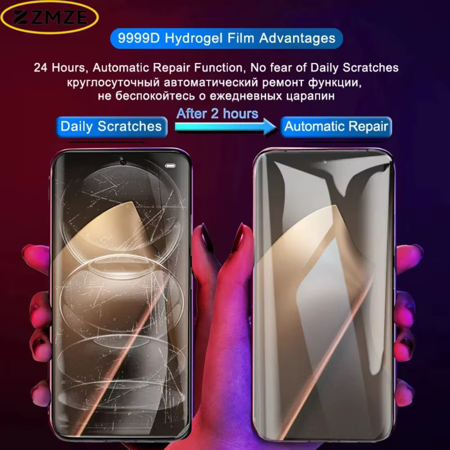 5 Stück Hydrogel-Displayschutzfolien für Xiaomi 17 15T Pro 14T 13T 12T 11T 10T und Mi 15 Ultra Pro Max, transparente HD-Folie mit glatter Textur - Bild 3