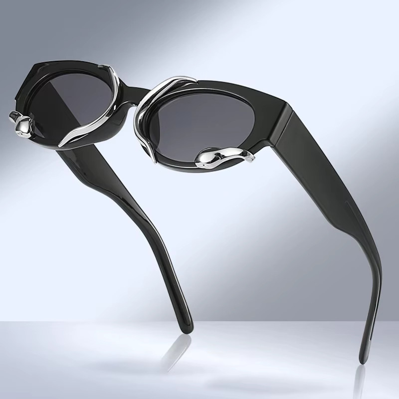Glazzy Sonnenbrille, Damen, Vollrand, schwarz - Bild 3