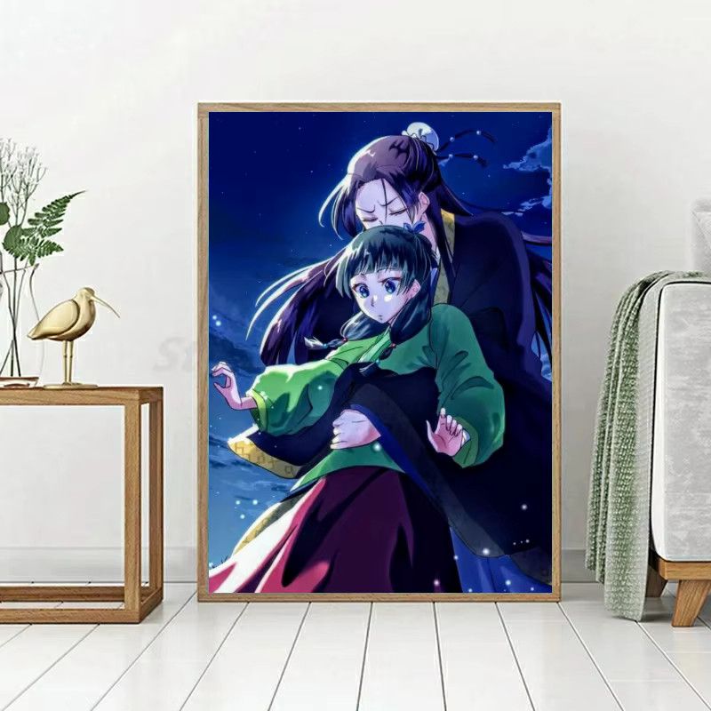 DIY Diamantmalerei Mao Mao und Jin Shi Apotheker-Tagebücher als Mosaik-Stickerei und Heimwanddekoration in Multicolor für Kinder - Bild 2