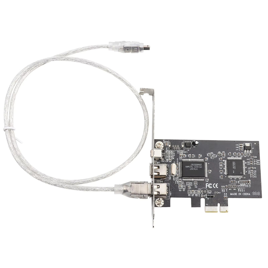 VBESTLIFE PCI Express FireWire 1394a IEEE 1394 Controllerkarte inklusive FireWire-Kabel - Bild 1