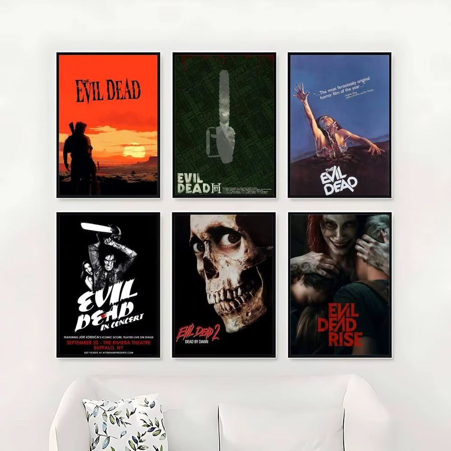 The Evil Dead Leinwand Wandbild von 52TOYS in Schwarz, Höhe: 20,0 cm, Breite: 15,0 cm - Bild 5