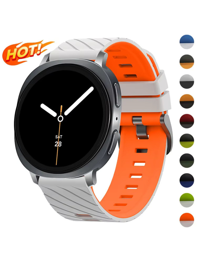 CHIICSMART Uhrenarmband Silikon, Schwarz, Unisex - Bild 5