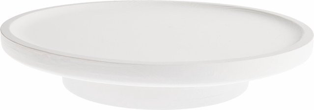 Rico Design Holztablett rund Weiß Durchmesser: 32,0 cm - Bild 1