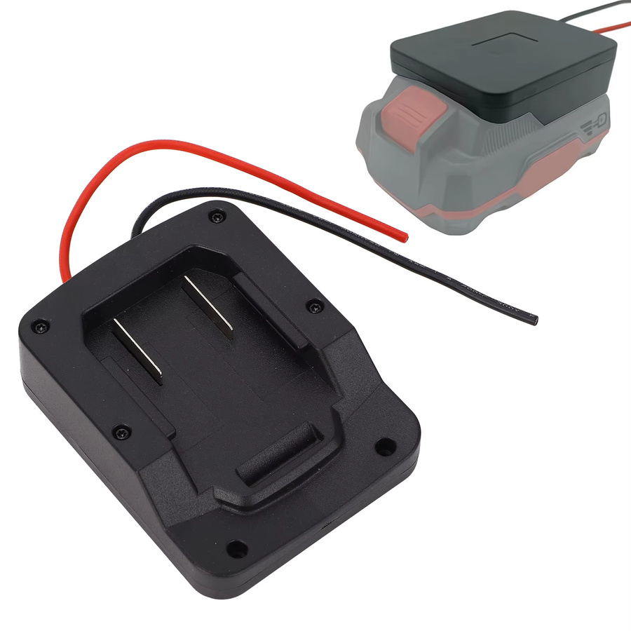 Parkside Elektrowerkzeug-Akku-Adapter-Konverter PTFE 1332 mit 12AWG Kabel für PARKSIDE X20V TEAM 20V in Schwarz - Bild 2